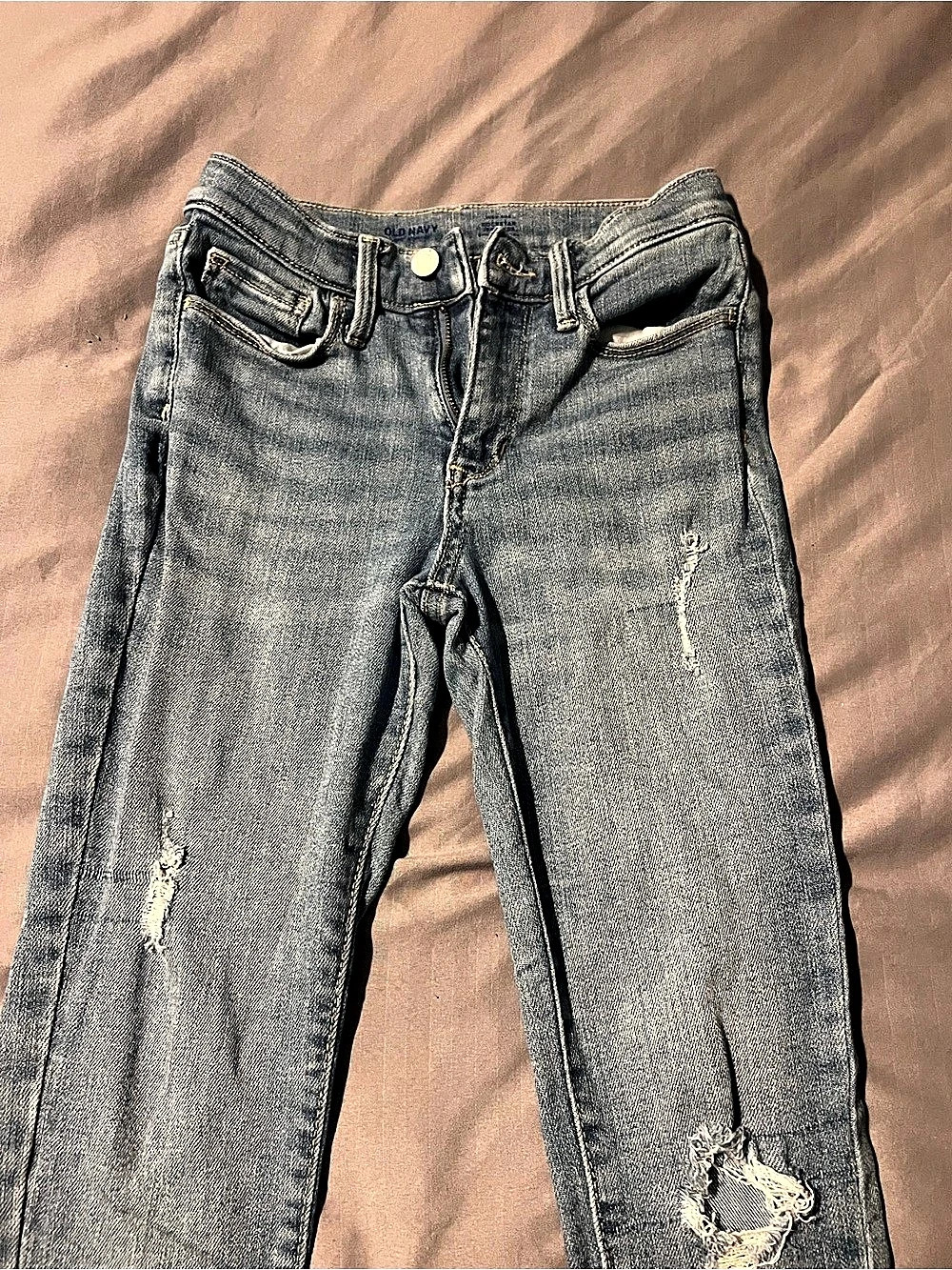 Old Navy Girls High-Rise Rockstar skinny jeans Jeggings high rise size 12